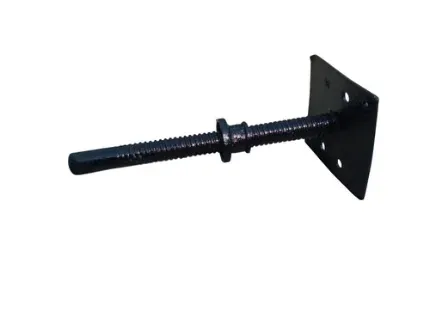 Adjustable base jack with base plate