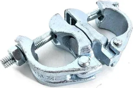 Galvanised scaffolding coupler clamp